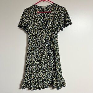 Floral Wrap Dress